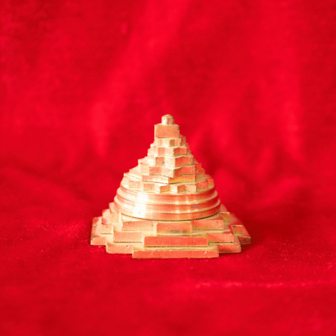 Brass Meru Shri Yantra (Small)