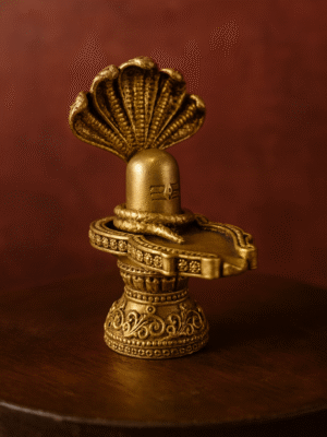 Brass Shivling with Snake | Export Quality Super Fine Detailing