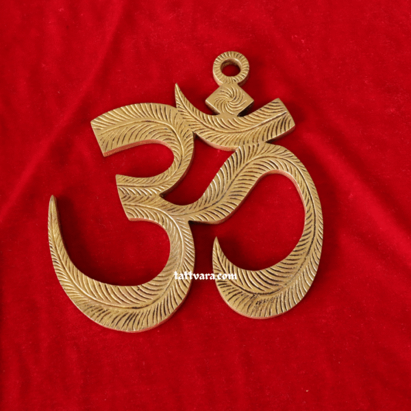 Brass Om Wall Hanging | 7×6 | Decorative vastu accessories