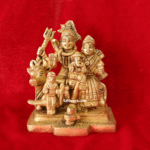 Brass Shiv Parivar Idol | Shiv Parvati with Ganesh, Kartikeya & Nandi